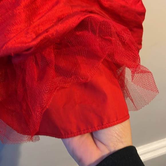 NWOT Creme de la Creme Coutoure red dress and bloomers size 18 mo. - Picture 5 of 6